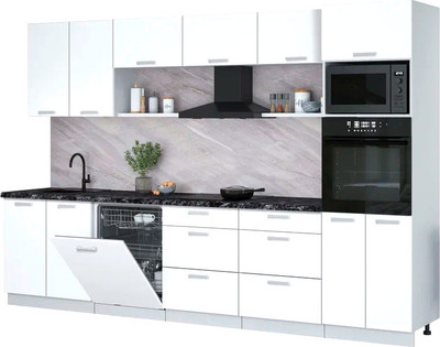 Кухонный гарнитур, Мила Лайт 3.2-ПМ1 
Кухонный гарнитур, Мила Лайт 3.2-ПМ1