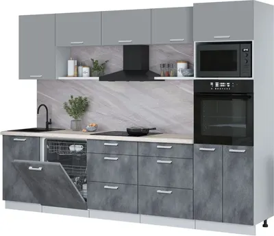 Кухонный гарнитур, Мила Лайт 2.9-ПМ1
Кухонный гарнитур, Мила Лайт 2.9-ПМ1