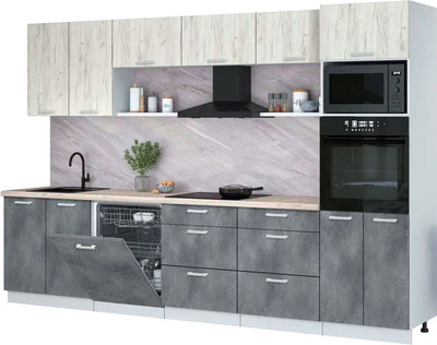 Кухонный гарнитур, Мила Лайт 3.2-ПМ1
Кухонный гарнитур, Мила Лайт 3.2-ПМ1