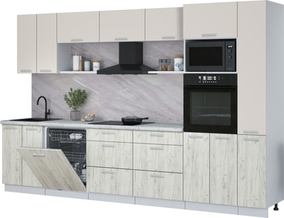 Кухонный гарнитур, Мила Лайт 3.3-ПМ1
Кухонный гарнитур, Мила Лайт 3.3-ПМ1