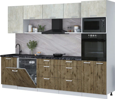 Кухонный гарнитур, Мила Лайт 2.9-ПМ1
Кухонный гарнитур, Мила Лайт 2.9-ПМ1