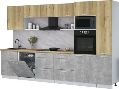 Кухонный гарнитур, Мила Лайт 3.4-ПМ1
Кухонный гарнитур, Мила Лайт 3.4-ПМ1