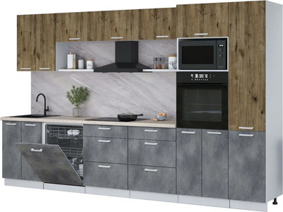 Кухонный гарнитур, Мила Лайт 3.4-ПМ1
Кухонный гарнитур, Мила Лайт 3.4-ПМ1