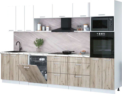 Кухонный гарнитур, Мила Лайт 3.3-ПМ1-2
Кухонный гарнитур, Мила Лайт 3.3-ПМ1-2