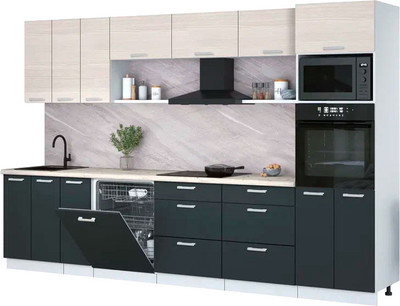 Кухонный гарнитур, Мила Лайт 3.3-ПМ1-2
Кухонный гарнитур, Мила Лайт 3.3-ПМ1-2