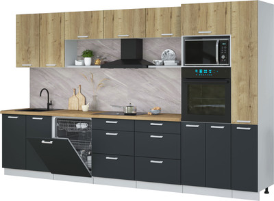 Кухонный гарнитур, Мила Лайт 3.5-ПМ1
Кухонный гарнитур, Мила Лайт 3.5-ПМ1