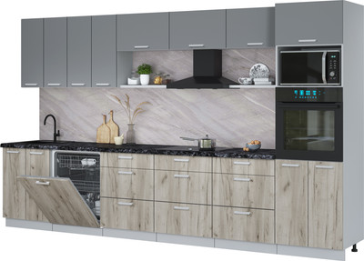 Кухонный гарнитур, Мила Лайт 3.6-ПМ1-2
Кухонный гарнитур, Мила Лайт 3.6-ПМ1-2