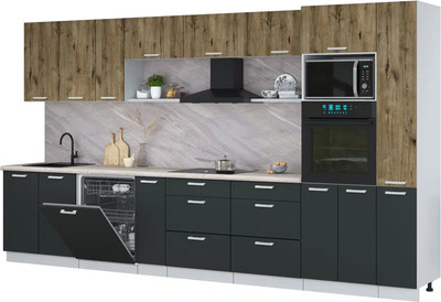 Кухонный гарнитур, Мила Лайт 3.8-ПМ1
Кухонный гарнитур, Мила Лайт 3.8-ПМ1