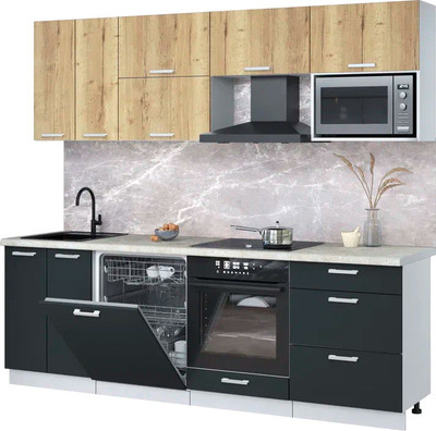 Кухонный гарнитур, Мила Лайт 2.4-ПМ2
Кухонный гарнитур, Мила Лайт 2.4-ПМ2