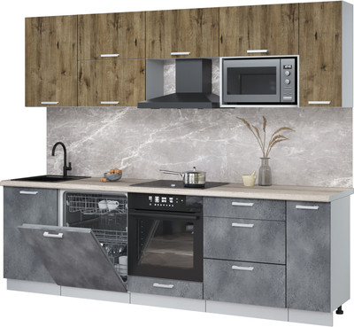 Кухонный гарнитур, Мила Лайт 2.6-ПМ2
Кухонный гарнитур, Мила Лайт 2.6-ПМ2