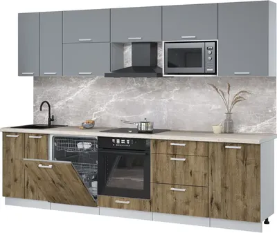 Кухонный гарнитур, Мила Лайт 2.9-ПМ2
Кухонный гарнитур, Мила Лайт 2.9-ПМ2