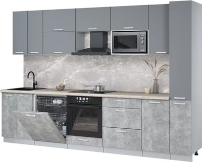 Кухонный гарнитур, Мила Лайт 3.1-ПМ2 
Кухонный гарнитур, Мила Лайт 3.1-ПМ2