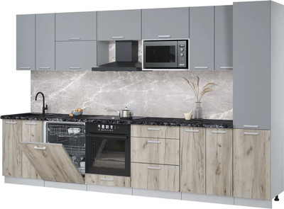 Кухонный гарнитур, Мила Лайт 3.4-ПМ2
Кухонный гарнитур, Мила Лайт 3.4-ПМ2