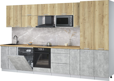 Кухонный гарнитур, Мила Лайт 3.5-ПМ2
Кухонный гарнитур, Мила Лайт 3.5-ПМ2