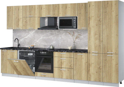 Кухонный гарнитур, Мила Лайт 3.6-ПМ2
Кухонный гарнитур, Мила Лайт 3.6-ПМ2