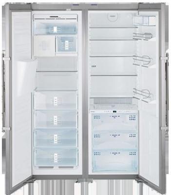 Холодильник с морозильником Liebherr SBSes 7353 - вид спереди