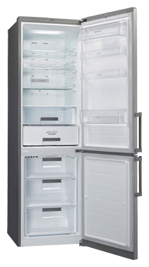 Холодильник с морозильником LG GA-B489BAKZ - общий вид