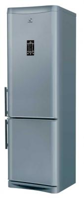 Холодильник с морозильником Indesit NBA 20 D FNF NX - вид спереди