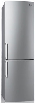 Холодильник с морозильником LG GA-B489BLCA - Вид спереди