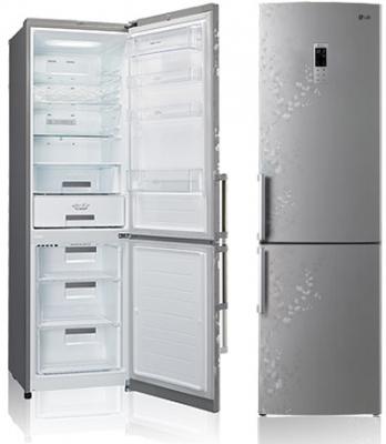 Холодильник с морозильником LG GA-B489BVSP - общий вид