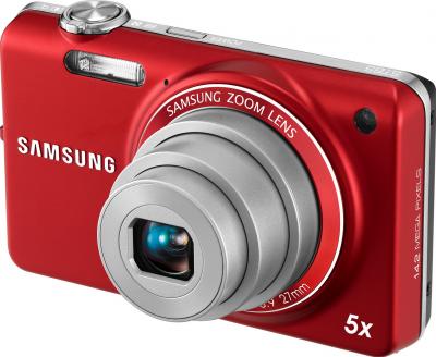 Компактный фотоаппарат Samsung ST65 (EC-ST65ZZBPRRU) Red - общий вид