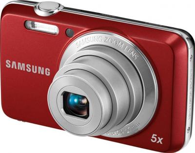 Компактный фотоаппарат Samsung ES80 (EC-ES80ZZBPRRU) Red - общий вид