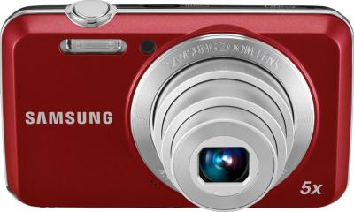 Компактный фотоаппарат Samsung ES80 (EC-ES80ZZBPRRU) Red - вид спереди