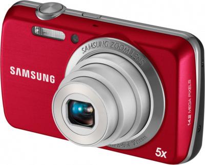 Компактный фотоаппарат Samsung EC-PL20 (EC-PL20ZZBPRRU) Red - Общий вид