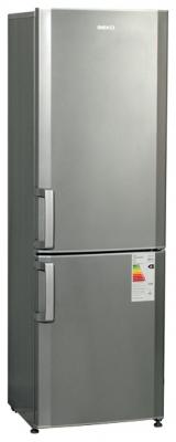 Холодильник с морозильником Beko CS334020S - вид спереди