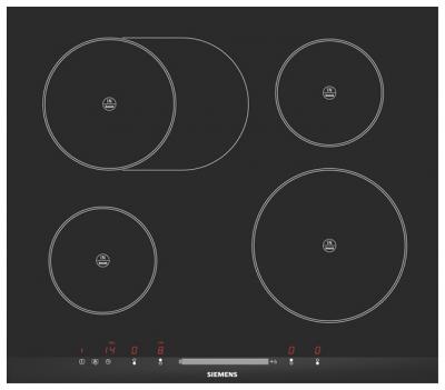 Индукционная варочная панель Siemens EH675MB11E - вид сверху