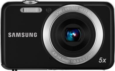 Компактный фотоаппарат Samsung ES80 (EC-ES80ZZBPBRU) Black - вид спереди