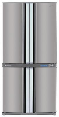 Холодильник с морозильником Sharp SJ-F79PSSL - внешний вид