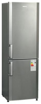 Холодильник с морозильником Beko CS334020X - общий вид