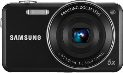 Компактный фотоаппарат Samsung ST95 (EC-ST95ZZBPBRU) Black - вид спереди