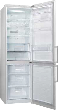 Холодильник с морозильником LG GA-B429BVQA - внутренний вид