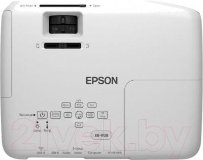 Проектор Epson EB-W28 - вид сверху