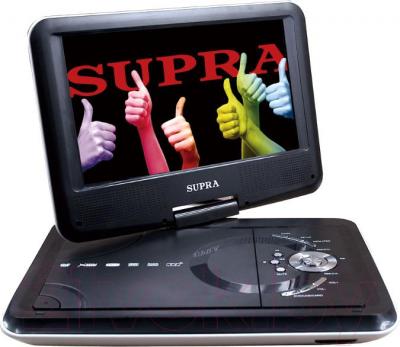 Портативный DVD-плеер Supra SDTV-925UT (Black-White) - общий вид
