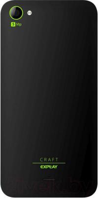 Смартфон Explay Craft (черный) - вид сзади