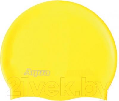 Шапочка для плавания Aqua 352-07312 (желтый) - общий вид