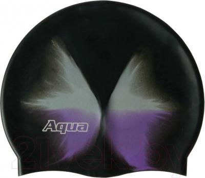 Шапочка для плавания Aqua 352-07314 (темная радуга) - общий вид