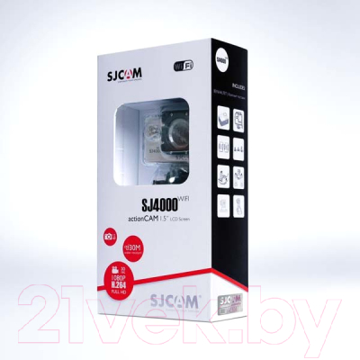 Экшн-камера SJCAM SJ4000 WiFi (черный)