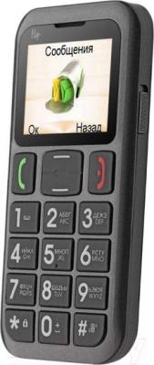 Мобильный телефон Fly Ezzy 6 (черный) - общий вид