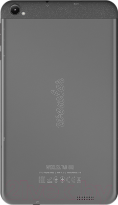 Планшет Wexler TAB 8iQ (8GB, 3G, черный) - вид сзади