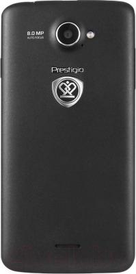 Смартфон Prestigio MultiPhone 5507 Duo (черный) - вид сзади