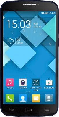 Смартфон Alcatel One Touch POP C7 7041D (Bluish Black) - общий вид