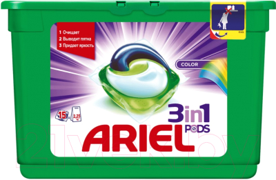 Капсулы для стирки Ariel Color (Автомат, 15х27г)