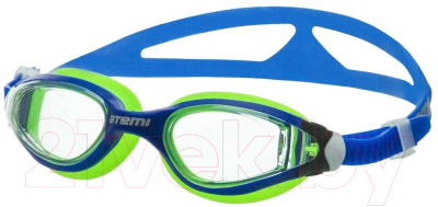 Очки для плавания Atemi B601 (синий/салатовый)