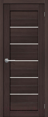Дверь межкомнатная Stark ST1 60x200 (мателюкс/венге)