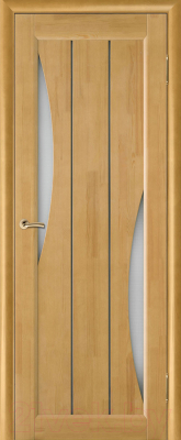 Дверь межкомнатная Vi Lario ЧО Вега 4 60x200 (светлый орех)