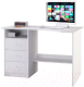 Миниатюра изображения товара Письменный стол Dipriz Корнер Д 4202 правый (белый воск)